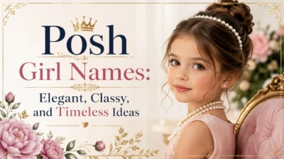 Posh girl names with elegant, classy, and timeless naming ideas