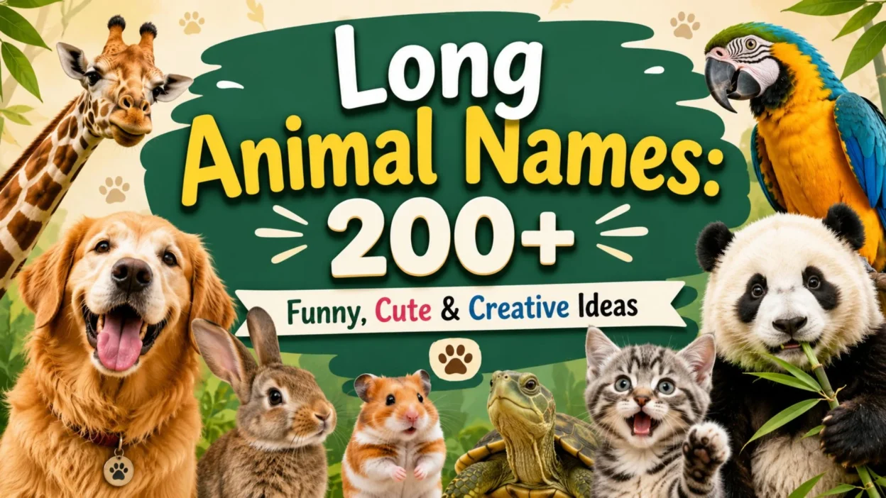 Long Animal Names: 200+ funny, cute, and creative name ideas for pets and animals