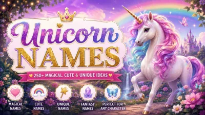 250+ unicorn names with magical, cute, unique, and fantasy ideas