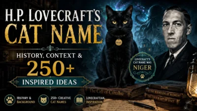H.P. Lovecraft’s cat name with 250+ inspired and mysterious cat name ideas