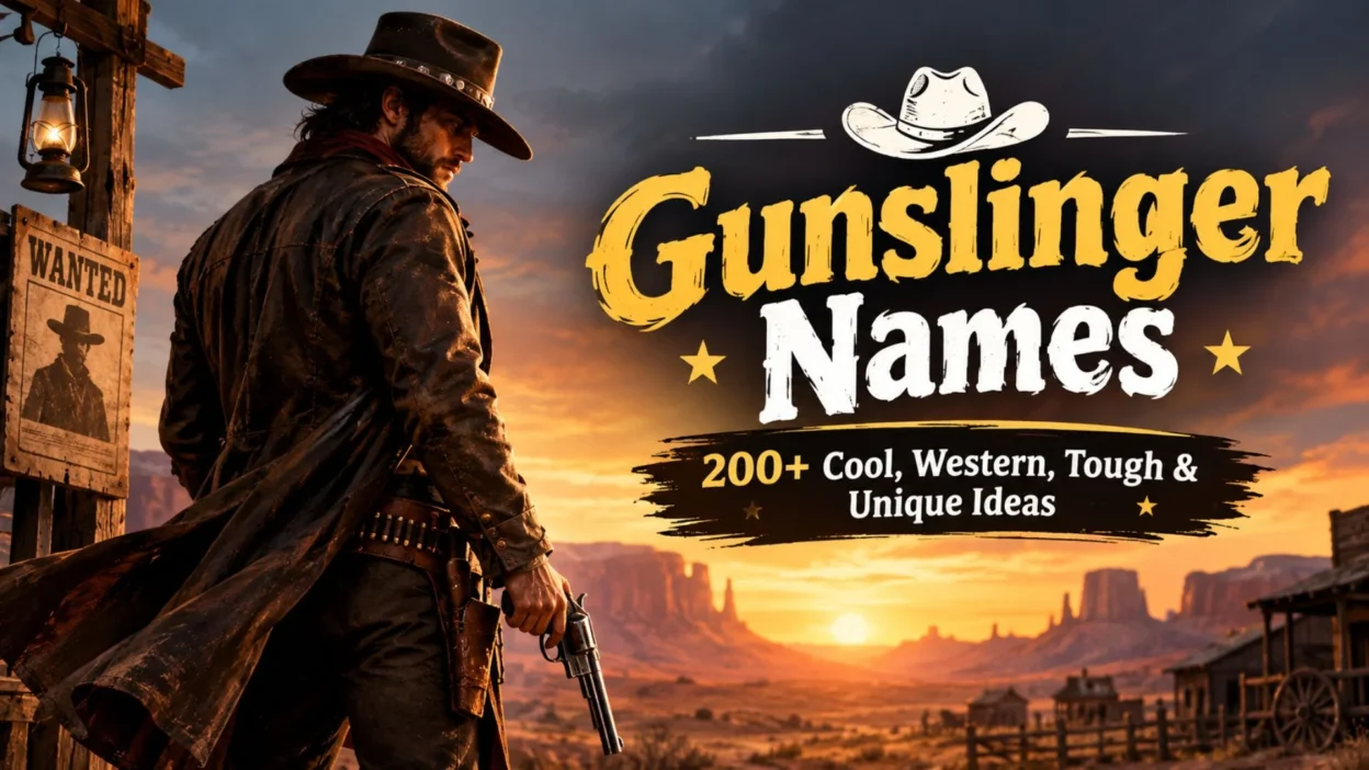 Gunslinger Names: 200+ Cool, Western, Tough & Unique Ideas