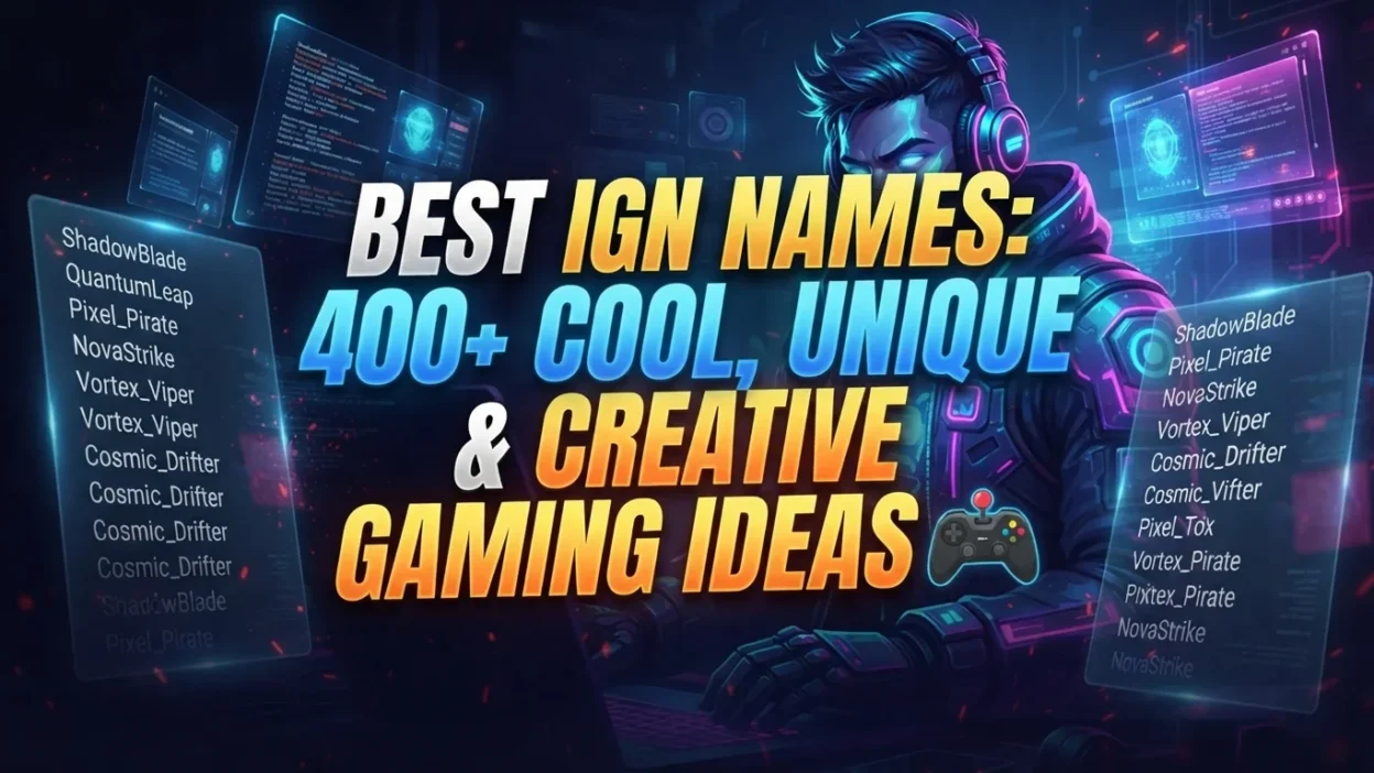 Best IGN names for cool, unique, and creative gaming usernames