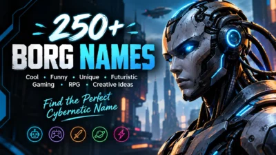 250+ borg names with cool, funny, unique, futuristic, gaming, and RPG ideas