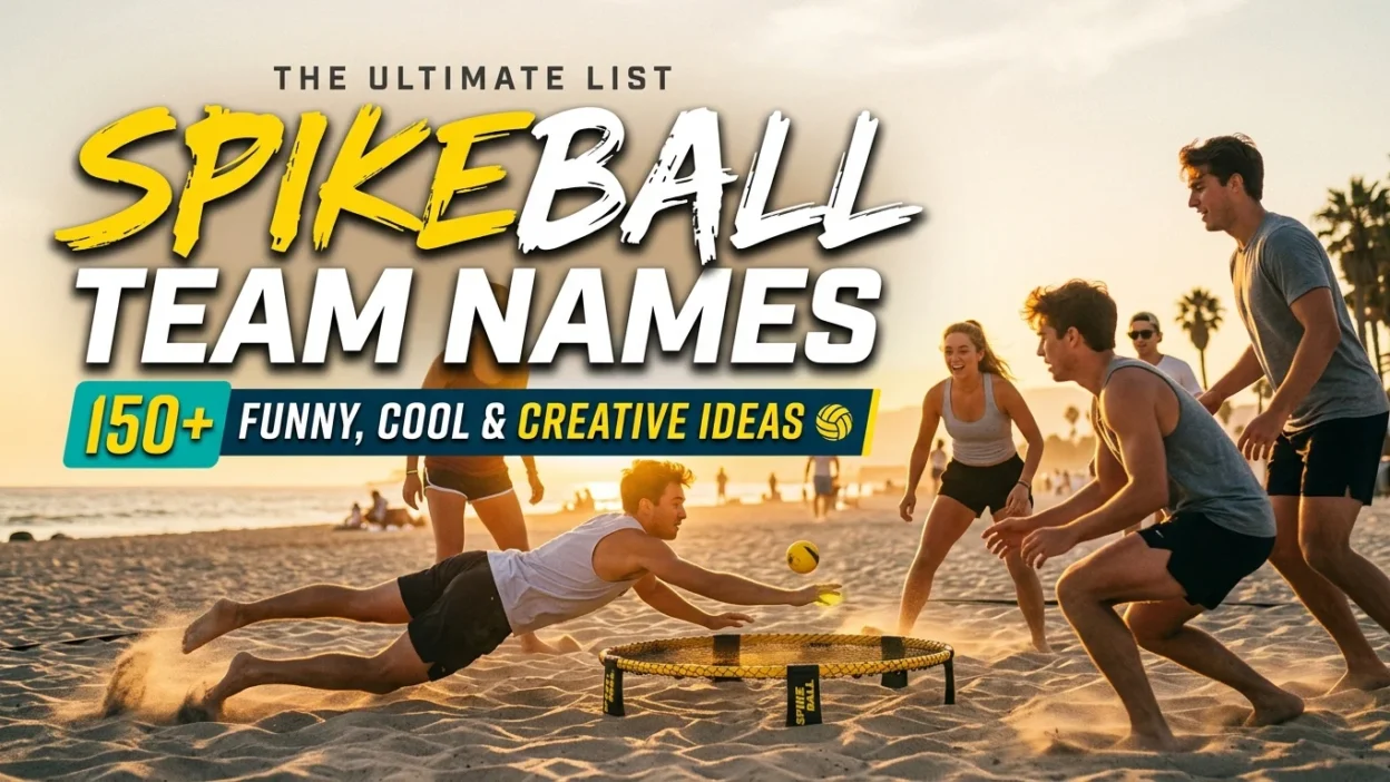 Spikeball team names with funny, cool, and creative ideas